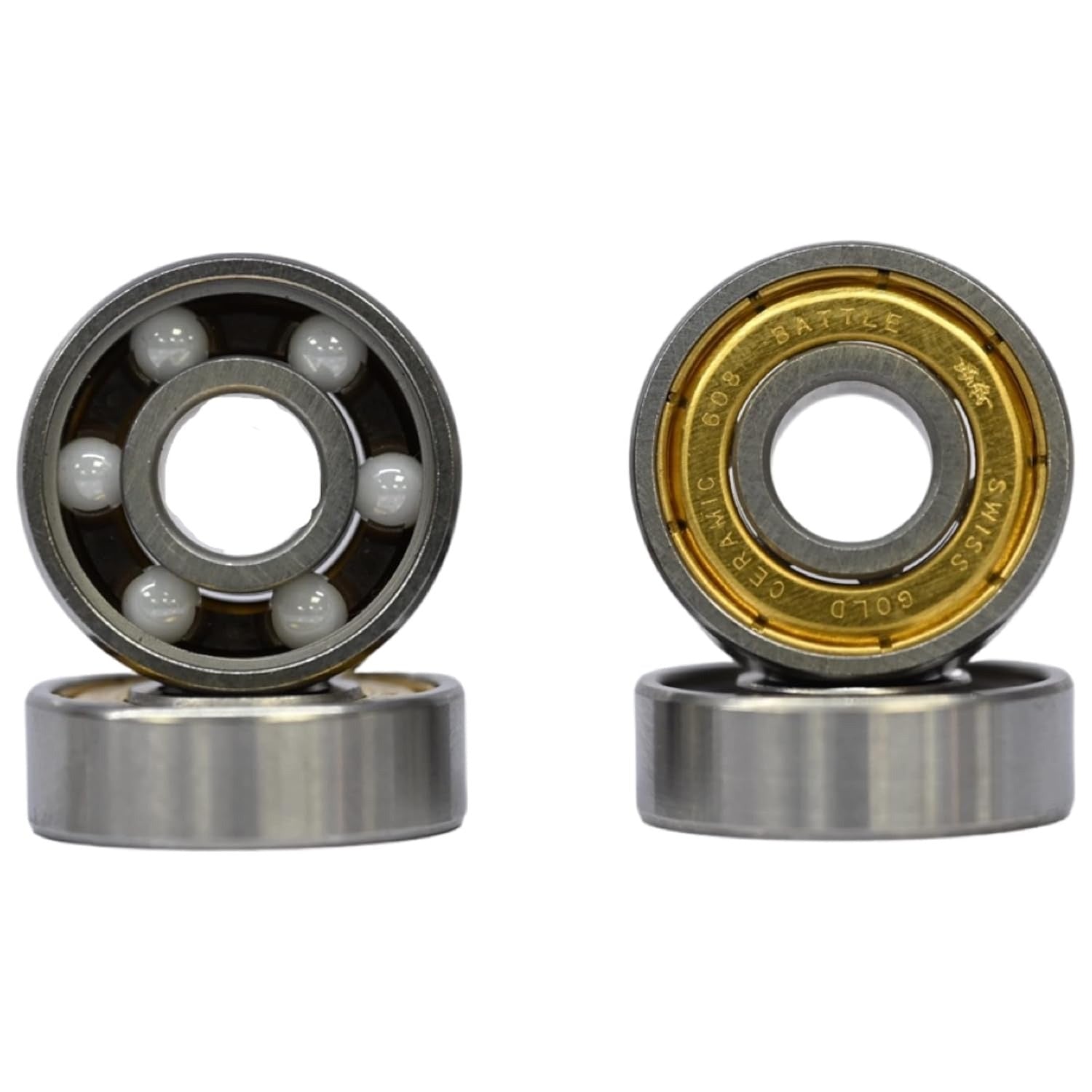 SWISS GOLD WHITE BALL CERAMIC BEARING